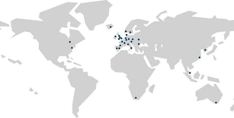 Global distributor network