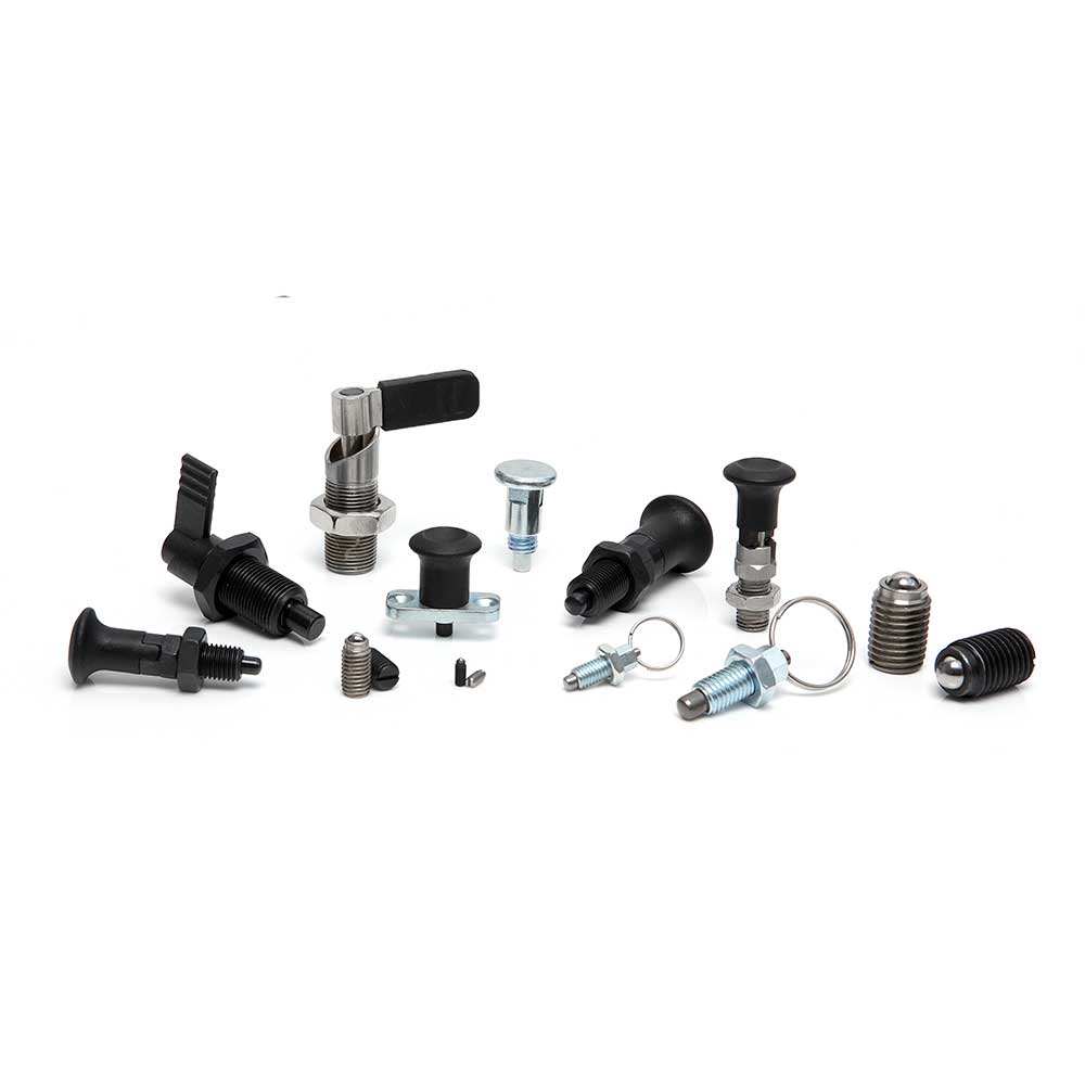 Index Plungers, Index Bolts, Ball & Spring Plungers & Cam Plungers