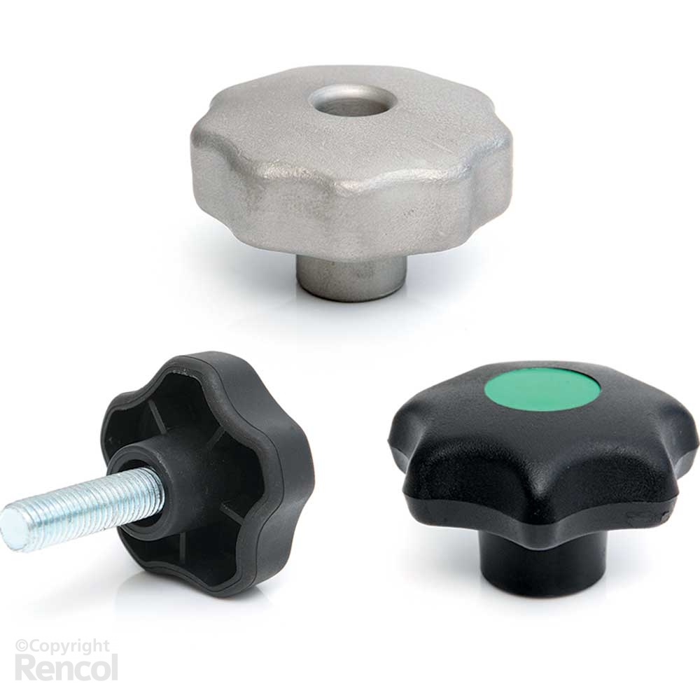 Plastic clamping Knobs and Metal clamping Knobs