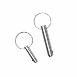 Silver Heavy Duty Quick Release Pull Ring Detent Pin 