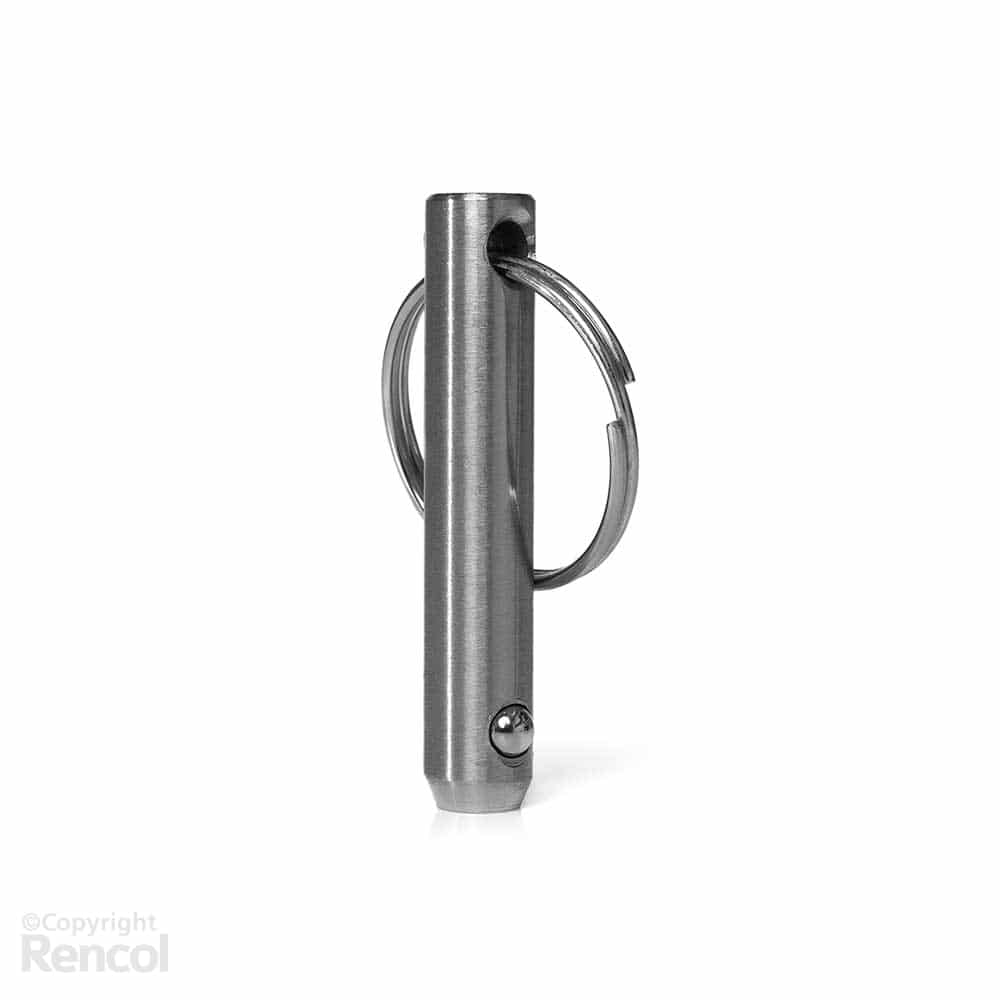 4-Pack 1/4” Diameter x 1-1/4” Grip Length Detent Ring Pins – Stainless  Steel | WaterDog Adventure Gear