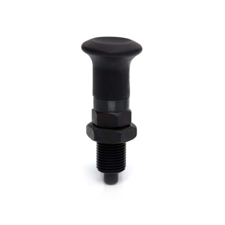 Index Plunger Spring Loaded Steel Thread And Plastic Knob Rencol