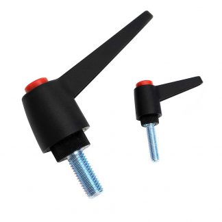Male thread adjustable indexed clamping handle