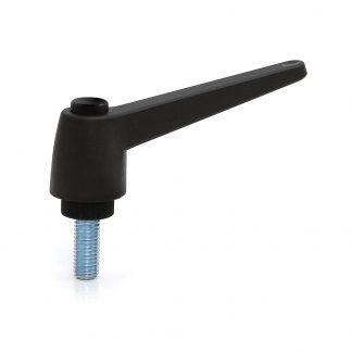 Model 01M CH - Male Plastic Indexed Clamping Handle with Straight Lever