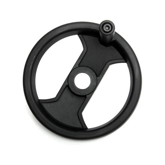 8" Plastic Handwheel with Revolving Handle 1/2 " hole #97-C-4 