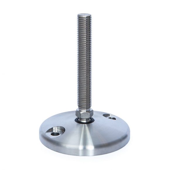 Stainless steel levelling foot - bolt down