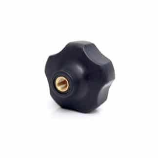Large hollow lobe knob clamp knob
