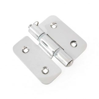 polished stainless steel hinge