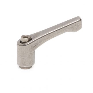 M8x25 Stainless Steel Adjustable clamping lever Black 