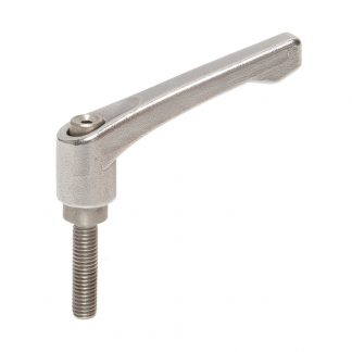 Model 05M CH - Male Stainless Steel Clamping Handle, Indexed & Adjustable