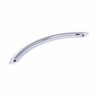 Steel bow furniture handle for drawers, cabinets and doors - underside