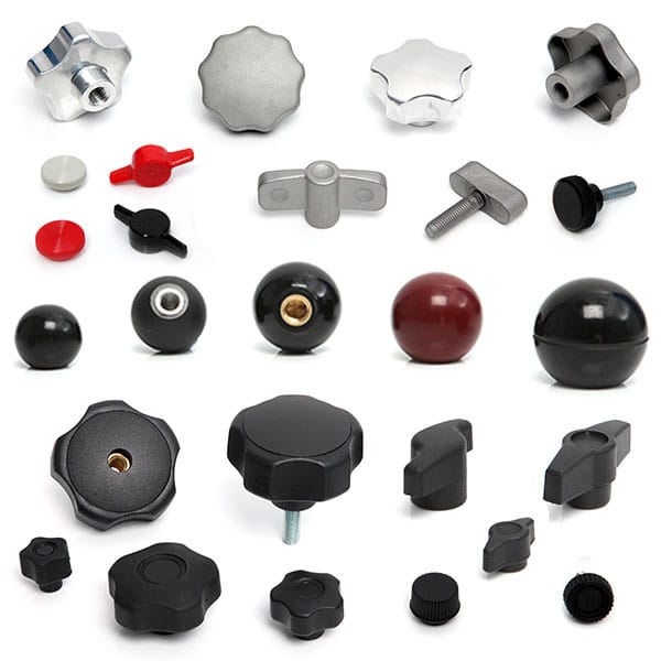 Plastic & Metal Knobs, Ball Knobs, Threaded Knobs, Wing Knobs & Clamping Knobs